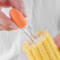 2Pcs/Set Corn Forks Heat-resistant Small Stainless Steel Corn Holders Food Forks BBQ Tool for Picnic Camping Barbecue