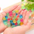 Water Beads Pearl Shaped Crystal Soil Grow Ball Beads Growing Bulbs Children Toy Ball Mixed color wedding Home Decor hydrogel