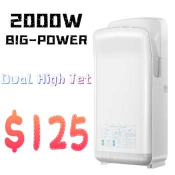 2020 adjustable automatic temperature hand dryer