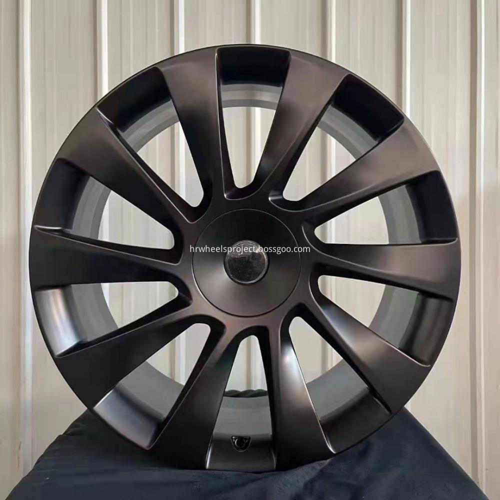 Tesla Model Y Black Forged Wheels 3 Jpg