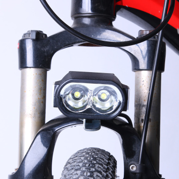 LED Front Lamp Flashlight Headlight Horn Accessory 36V 48V 60V E-Bike Bicycle Outdoor Cycle Biking Entertainment