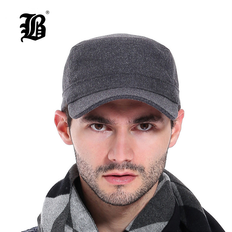 [FLB] Autumn And Winter Baseball Cap warm Sports Solid hats leaf sport cap for men and women Father's Best Gifts Hats