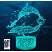 Marine Animal Optical Illusion Bedside Lamp