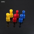 50pcs Insulated Splice Wire Cable Connector 6.3mm Crimp Electrical Terminals Red Blue Yellow Kit FDFD 1.25-250 2.5-250 5-250