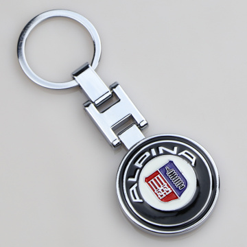 High quality metal car keychain for BMW ALPINA Tail model emblem key ring e46 e90 e60 e39 e36 f30 f10 f20 car accessories