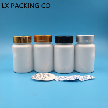 200 pcs Free Shipping 100 ml white Plastic Empty Bottle Powder Pill Candy Bath Salt With Sealing Paste Empty Container