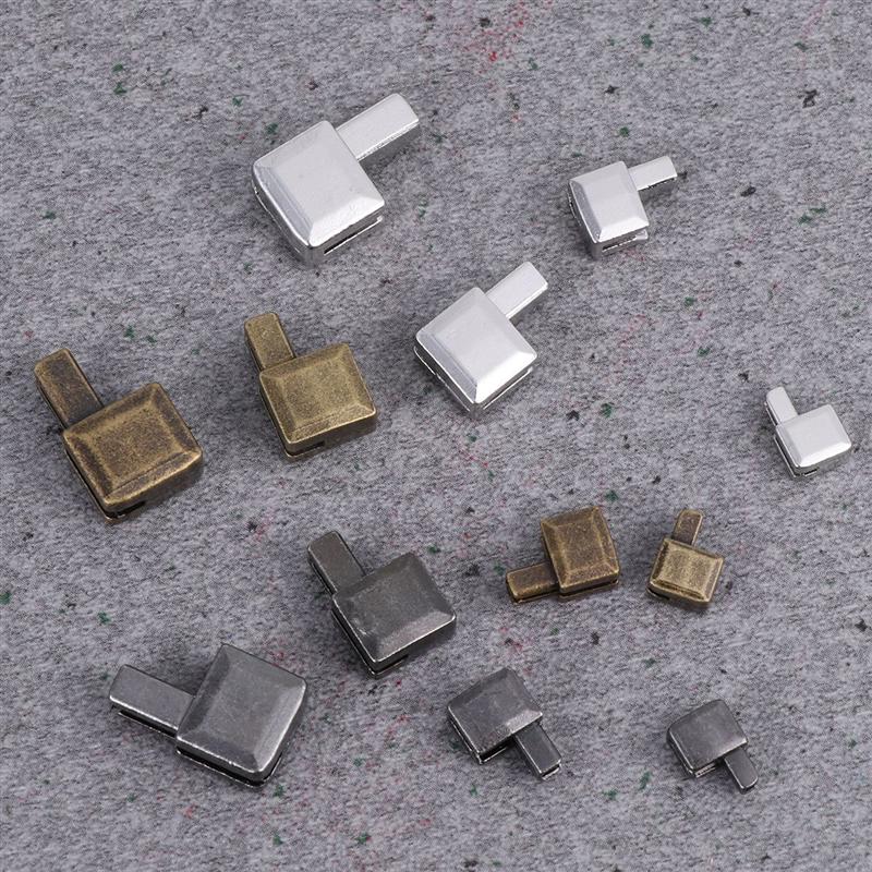 24 Set Metal Zipper Head Sliders Retainer Insertion Pin Zipper Top Stop Accessories Plug Zipper Repair Kit for Coat Jacket