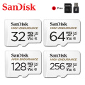 SanDisk Memory Card High Endurance Micro SD Card 128GB 256GB MicroSD Card 32GB 64GB TF SDHC SDXC Class10 Card For Monitor Video