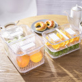 Multifunctional Food Storage Box PET Material Fresh-Keeping Jar Kitchen Refrigerator Vegetable And Fruit Storage Basket With Lid