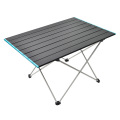 Outdoor Picnic Folding Table High Strength Aluminum Alloy Portable Ultralight Camping Table Foldable Dinner Desk For Family BBQ