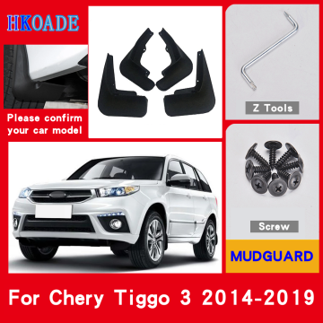 Car Fender Mud Flaps For Chery Tiggo3 Tiggo 3 2014-2019 Mudguards Splash Guards Fender Mudflaps Car Fender Accessories