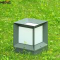 Square aluminum pillar lights, Outdoor landscape garden lights, waterproof railings around lights