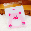 50/100pcs Cute Cartoon Candy Plastic Bag Cookie Baking Gift Packing OPP Transparent Self Adhesive Bags Wedding Birthday Supplies