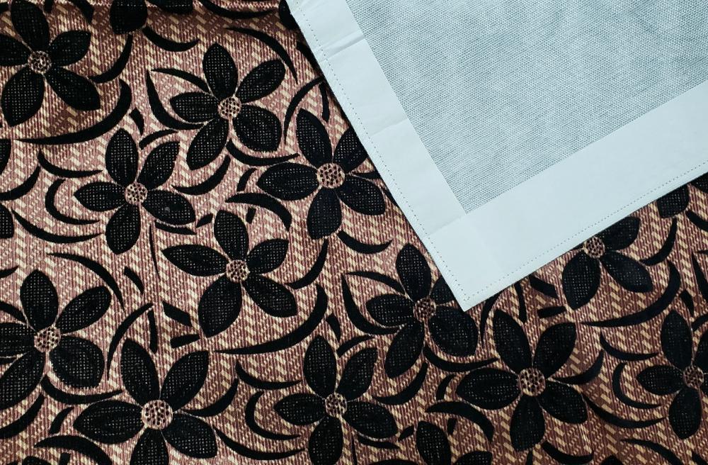 Polyester Sofa Flocking Fabric A