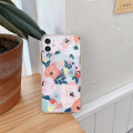 INS fresh flower Peony Phone Case For iphone 11 Pro Max 7 8 plus SE X XR XS Max Soft Silicone transparent protective back Cover