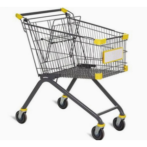 Metal Mesh Wire European Style Shopping Cart