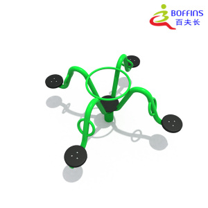 Outdoor Rotational Fitness Station for Group Use