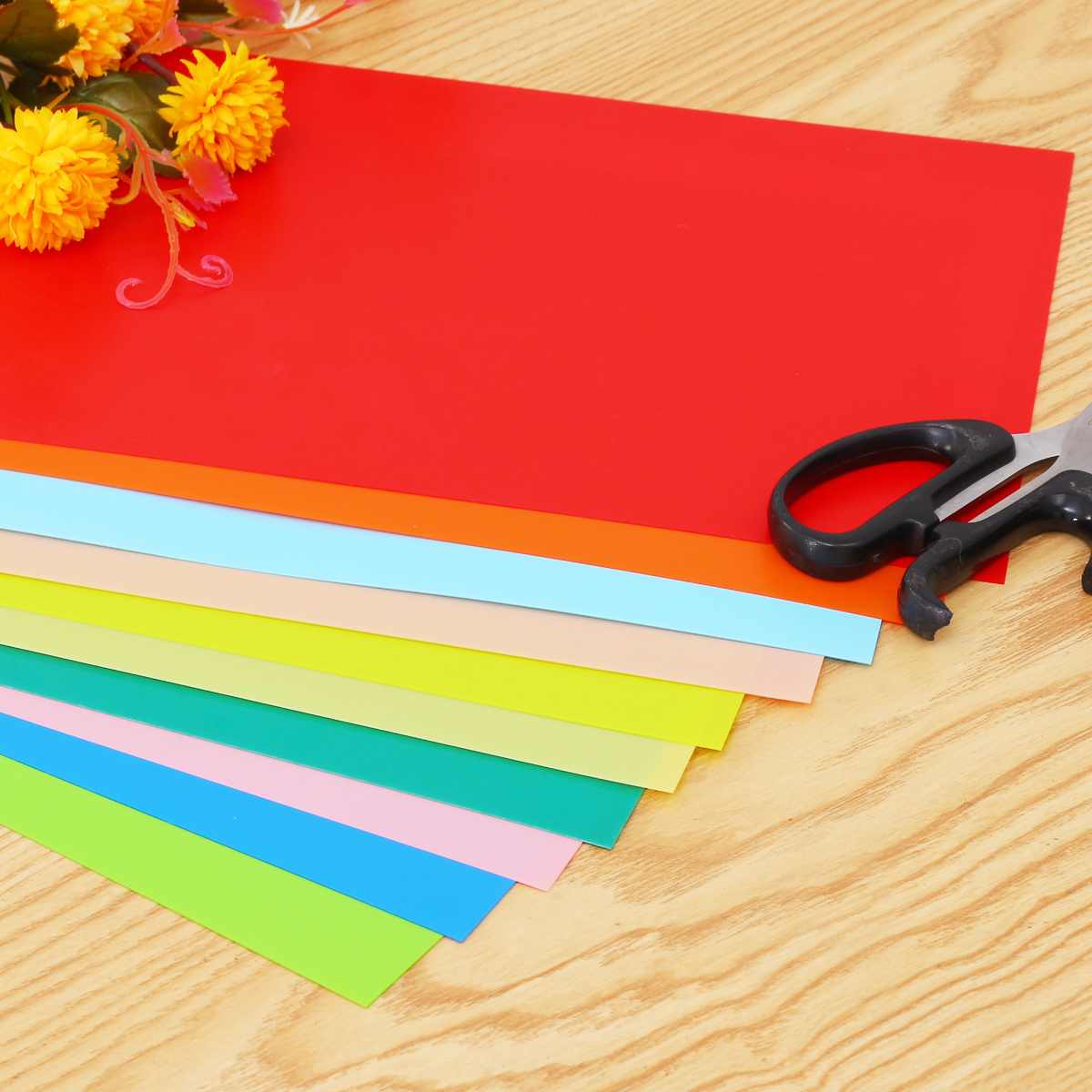1Set New Heat Shrink Plastic Sheet Kit Shrinky Paper Hole Punch for Key Chains Jewelry Buttons Gift Tags Bookmarks DIY Making