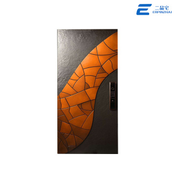 Modern Full Panel Cast Aluminum Exterior Door