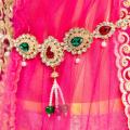 New India Sarees Accessories For Woman Girls India Dancing Party Stage Performance Accessories Beautiful Waist Chain and Anklet
