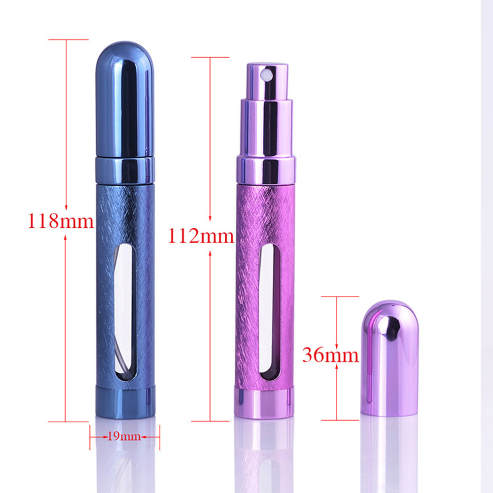 12ML Portable Mini Travel Perfume Bottle Refillable Atomizer Empty Spray Bottle for Women and Men Perfume cosmetic Tools