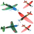 12Pcs DIY Hand Throw Aircraft Flying Glider Toy Planes Airplane Made Of Foam Plast Party Bag Fillers Children Kids Toys Game