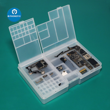 SS-001A Multifunction Storage Box Mobile Phone LCD Screen Mainboard IC Parts Screw Accessories Organizer Phone Repair Container