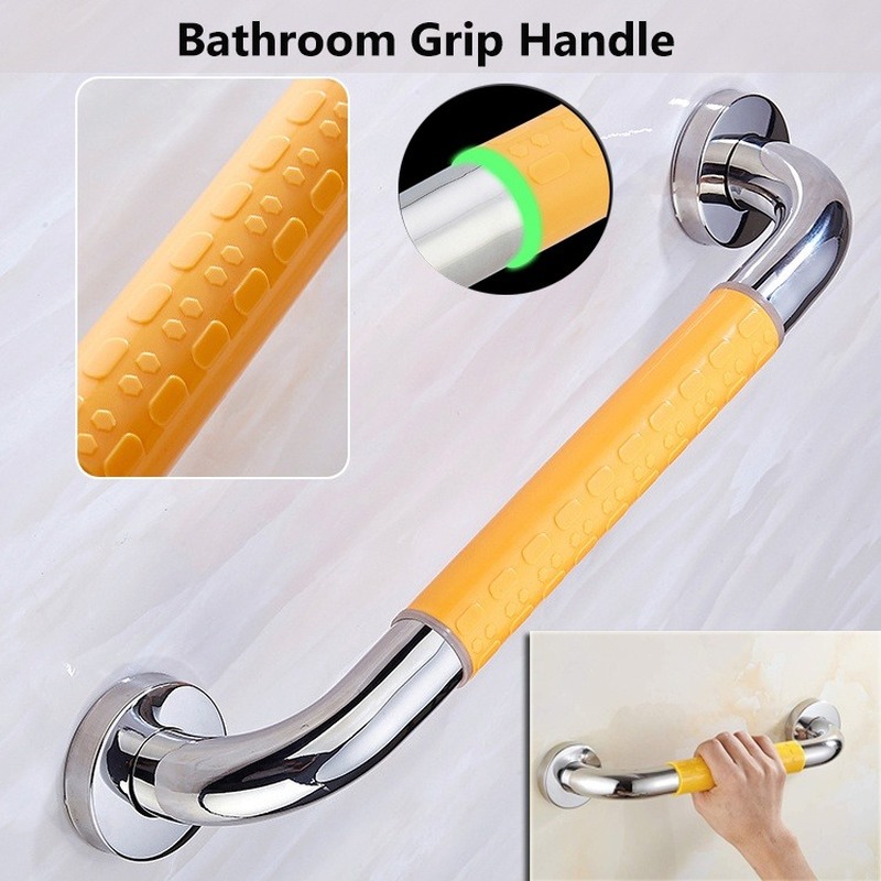 30/40cm Bathroom Handicap Safety Grab Bar Shower Grab Bar Stainless Steel Safety Grab Bar Bath Grip Handle Handrail for Bathtub