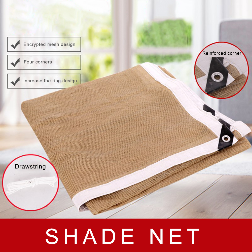 2x2/2x3M HDPE Anti-UV Sunshade Net Outdoor Garden Netting Mesh Shade Gate Cloth Net Plant Greenhouse Cover 95% Shading Rate