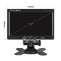 Universal 7" HD screen Car Monitor 1024*600 Security Monitor Parking assistance, Rearview camera optional