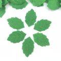 200pcs Green Leaves-shape Felt Card making decoration Sewing crafts 30mm