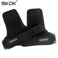 SKDK Grips Cowhide Weight Lifting Gloves Gym Fitness Grip Pads Wrist Wraps Support Crossfit Deadlifts Training Gloves