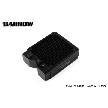 BARROW 45mm Thickness Copper 120mm Radiator Computer Water Discharge Liquid Heat Exchanger G1/4 Threaded use for 12cm Fans
