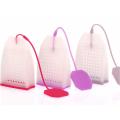 1Pc Silicone Loose Leaf Tea Infusers Tea Bag Shape Herbal Spice Strainer Filter Tea Strainer Tea Bags Kitchen Accessories