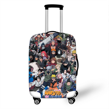 18-32 Inch Naruto Uzumaki Uchiha Sasuke Elastic Luggage Protective Cover Trolley Suitcase Dust Bag Case Travel Accessories
