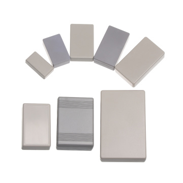 2pcs Plastic Waterproof Cover Project Electronic Instrument Case Enclosure Box White/Grey DIY Housing Instrument Case