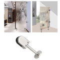 Stainless Steel Shelf Support Bracket 5-20mm Glass Clamp bathroom kitchen partition wall fixed clip Mount Hardware Accessories