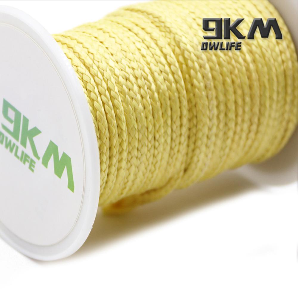 15M-60M Kevlar Kite Line for Fishing Assist Cord Adults Fly a Kite Camping Hiking Accessories Cut-resistance 100lbs-2000lbs