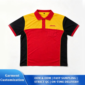 Color Block Logistics Work Polo Shirt