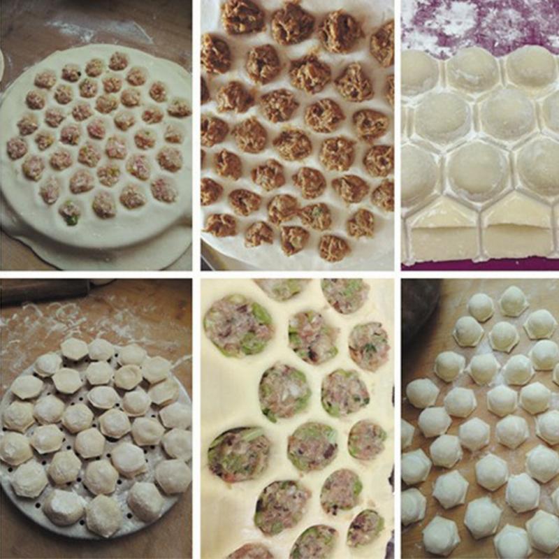 37 Holes Dumpling Mould Tools Dumplings Maker Ravioli Aluminum Mold Pelmeni Dumplings Kitchen DIY Accessory for Pastry Dumpling