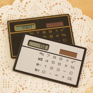 jakcom Calculator Ultra Thin Mini Credit Card Sized 8-Digit Portable Solar Powered Pocket Calculator