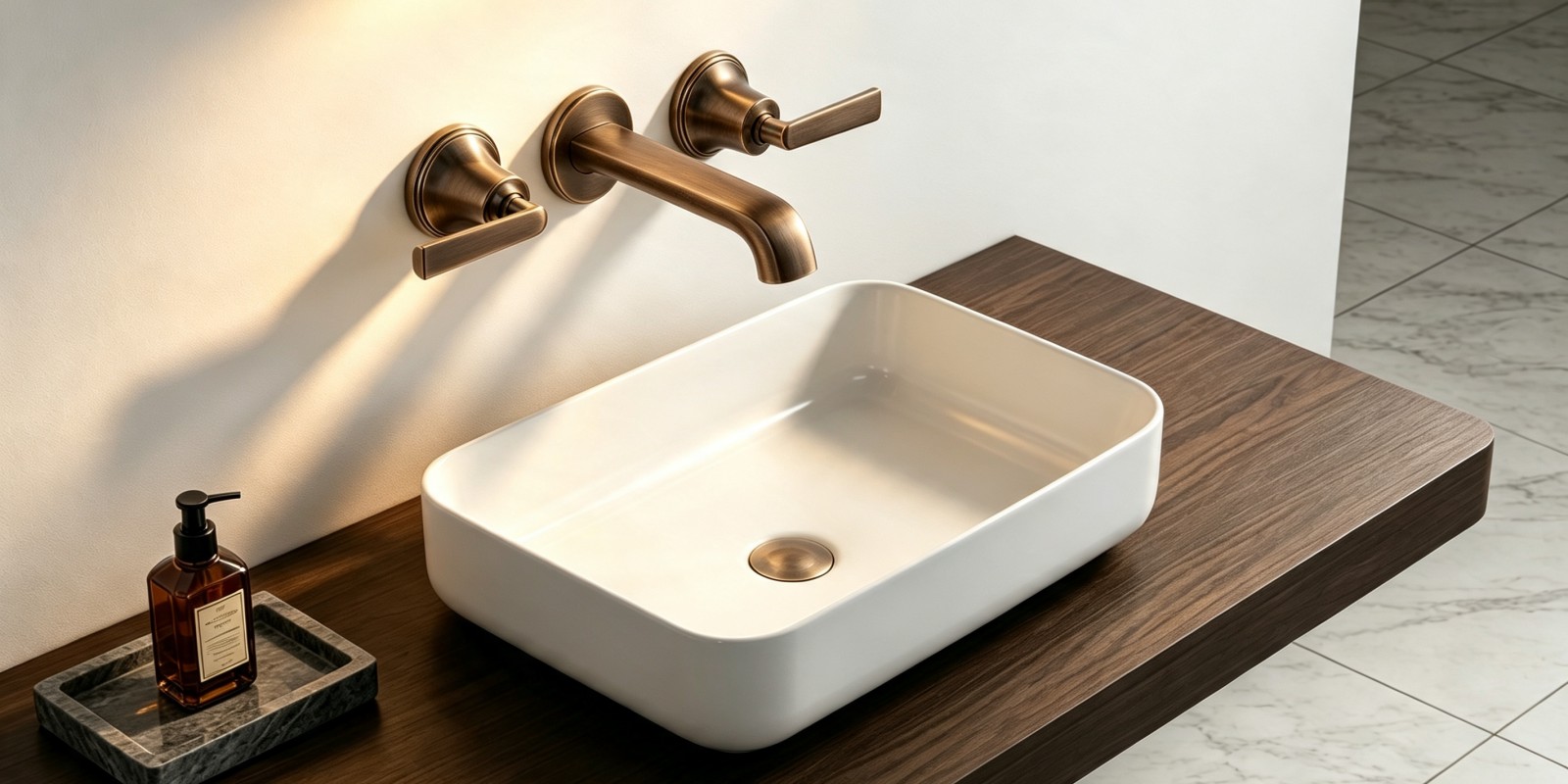 Wall mount mixer