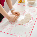 Non-Stick Silicone Baking Mat Rolling Dough Mat Kneading Dough Mat Table Grill Pads Kitchen Cooking Accessories With Cut Knife