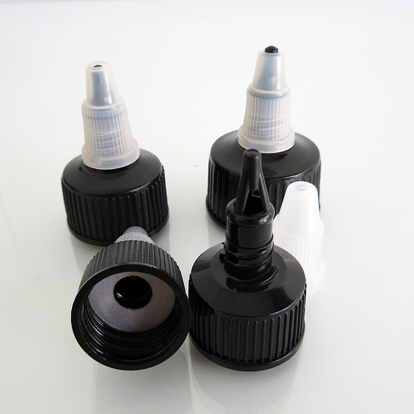 Plastic Bottle Bottle cap,18mm 20mm 24mm 28mm twist off cap for PE/PET bottle,twist cap ,Hair Gel Black Cap25pcs/lot