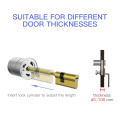 AIRBNK M520 Door Lock Tuya Zigbee Smart Lock Cylinder Fingerprint Lock Bluetooth For Door 50-100mm Thickess WIFI Door Lock