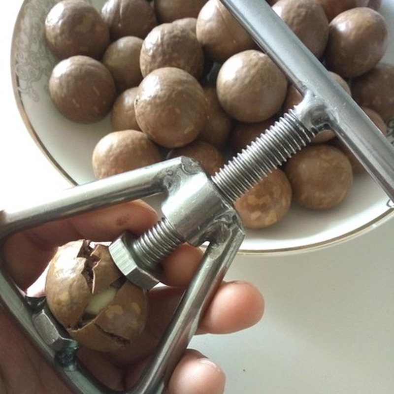 New Manual Macadamia Nut Opener Nut Cracker Machine Walnut Nutcracker Nut Sheller Tool Macadamia Nut Opening Kitchen Accessories