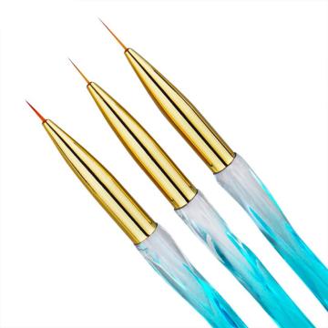 3Pcs Nail Art Pen Light Therapy Pen Crystal Pen Drawing Pen Nail Brush Set DIY Acrylic UV Gel Brushes Design Manicure Tools