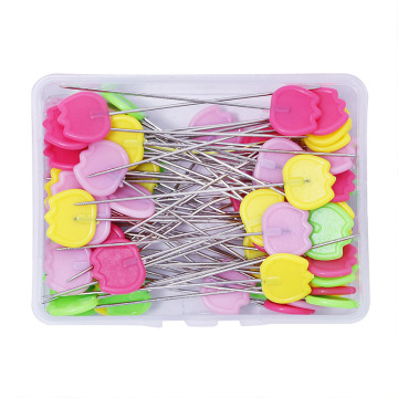 Multi-color Patchwork Pins Dressmaking Pin Embroidery Patchwork Steel Wire Nickel Plating Tulip Bird Bear DIY Sewing Needles