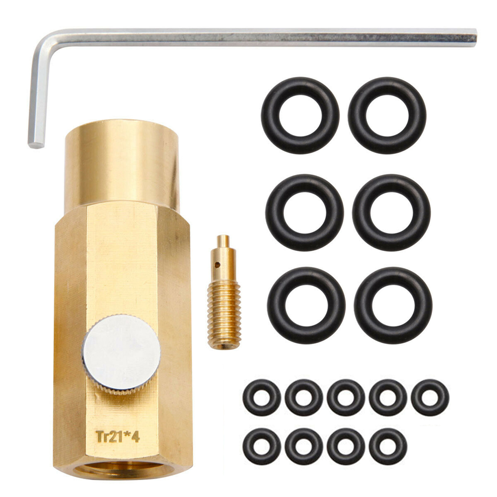 TR21-4 to CGA320/W21.8 Cylinder Refill Adapter Soda Maker Tank Connection Kit Cylinder Refill Adapter Bar Tools