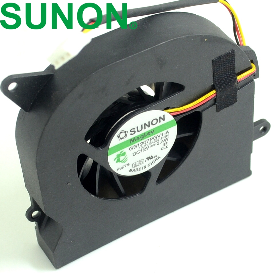 GB1207PGV1-A, 13.V1.B4337.F.GN DC 12V 2.4W Server Laptop cooling Fan